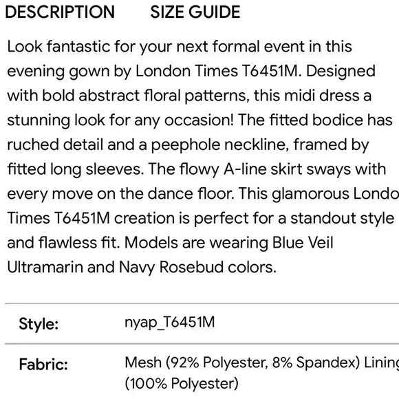 London Times Twist Keyhole Midi Dress - Picture 5 of 12